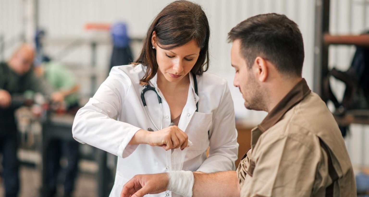 INDUSTRIAL NURSING CARE AT WORKPLACE